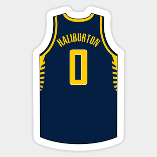 Tyrese Haliburton Indiana Jersey Qiangy Sticker